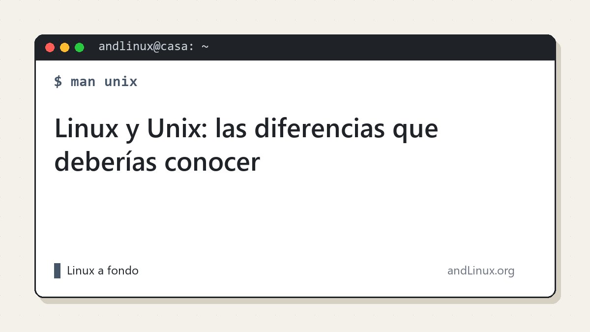 Diferencias entre Linux y Unix