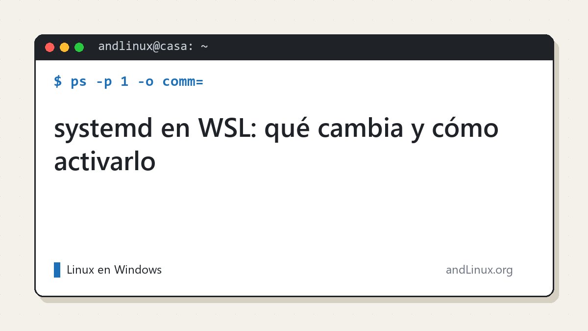 systemd en WSL: qué cambia y cómo activarlo