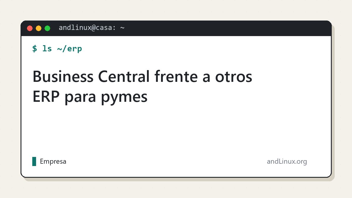 Business Central frente a otros ERP